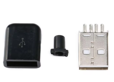 Роз'єм штекер конектор перехідник адаптер розборний USB Type A (тато) з корпусом