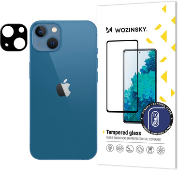 Szkło hartowane Wozinsky Full Camera Glass do Apple iPhone 15 Plus Black (9145576282229)