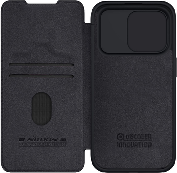 Чохол-книжка Nillkin Qin Pro Leather для Apple iPhone 15 Pro Black (6902048265202)