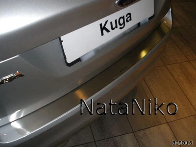 Накладка на бампер Ford Kuga I 2008-2013 без загиба NataNiko B-FO16