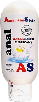 Лубрикант American Style Anal Water Based Lubricant Banana Анальний на водно-силіконовій основі Банан 115 мл (ROZ6400230529)