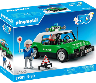 Конструктор Playmobil Класична поліцейська машина 23 шт (4008789715913)