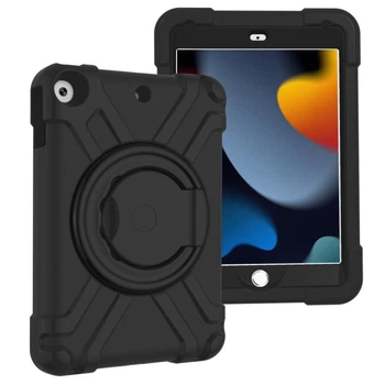 Чехол EVA Cover Apple iPad 6 (9.7" экран) 2018 противоударный с ручкой подставкой 360° Black