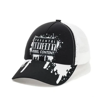 Молодіжна кепка з сіткою Parental Advisory One-size Білий