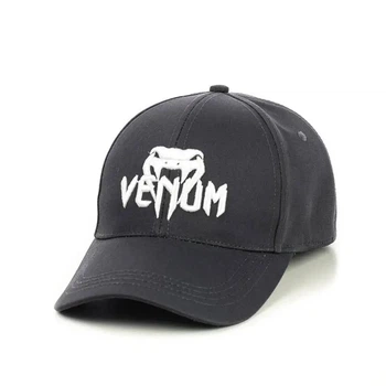 Молодіжна кепка з вишивкою Венум (Venum) One-size 56-59 см Темно-сірий