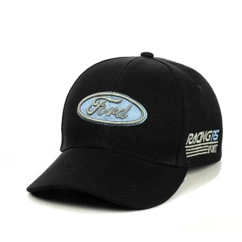 Молодіжна кепка з вишивкою Форд (Ford) One-size 56-59 см Чорний