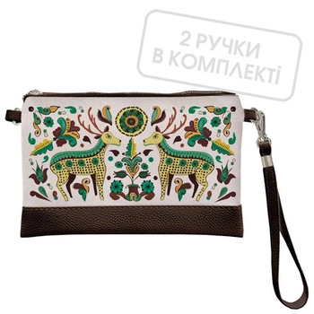 Клатч через плече Пара оленів 25x15 см