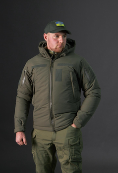 Зимова утеплена куртка Taslan Thermo-Loft олива 2XL