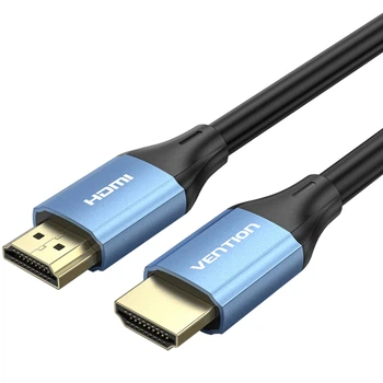 Кабель Vention HDMI M to HDMI M 10м V2.0 4K 60Гц Aluminum Alloy Blue-Black (ALHSL)