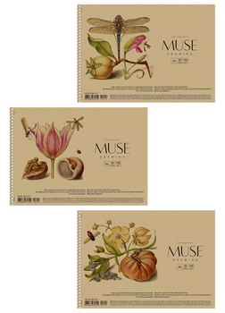 Альбом для малювання 3 шт. MUSE. Альбом Школярик 30 арк. А4 PB-SC-030-319 4823088235319