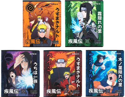 Набір шкільних зошитів Kite Naruto 24 аркуша в лінію 20 штук (NR24-239)