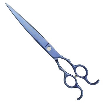 Ножницы изогнутые для стрижки собак YOKO CURVED Iv San Bernard, 20 см (*)