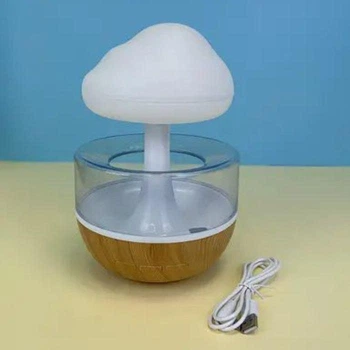 Ночник-гриб RAIN HUMIDIFIER с эффектом дождя, ультразвуковой увлажнитель воздуха RH7C