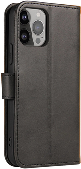 Etui z klapką Hurtel Magnet Case do iPhone 15 Pro Max Black (9145576279298)