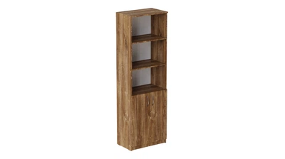 Шафа Анжело Ferrum-decor на 5 полиць з 2 дверима 1900x600x380 ДСП Дуб Таверна 16 мм (ANG2033)