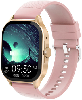 Смарт-часы Globex Smart Watch Urban Gold-Pink (4820183721020)