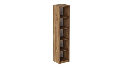 Пенал Анжело Ferrum-decor на 5 полок 1900x400x380 ДСП Дуб Таверна 16 мм (ANG1005)