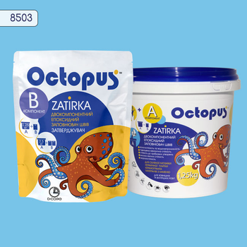 Двухкомпонентный эпоксидный заполнитель швов Octopus 1.25 кг Голубой (8503-1)