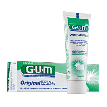 Зубная паста GUM Original White отбеливающая зубная паста 75 мл