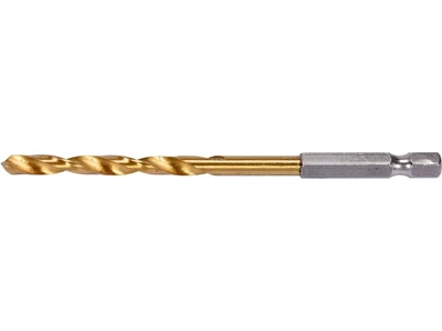 Сверло по металлу с шестигранным хвостовиком 5.5 мм, 1/4", HSS-TiN, 113 мм YATO (YT-44763)
