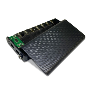 Источник бесперебойного питания для сетевого оборудования 12V/ 9V/ 5V, под аккумуляторы 18650 до 7 шт (БЕЗ АККУМУЛЯТОРОВ)