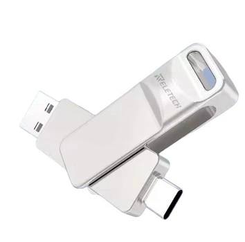 USB 3.2 + USB Type-C Флешка 2 в 1 Reletech 32 Gb