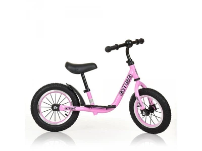 Детский беговел PROFI KIDS 12" с надувными колесами розовый (M4067A-4)