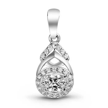 Серебряная подвеска с фианитами Винтаж