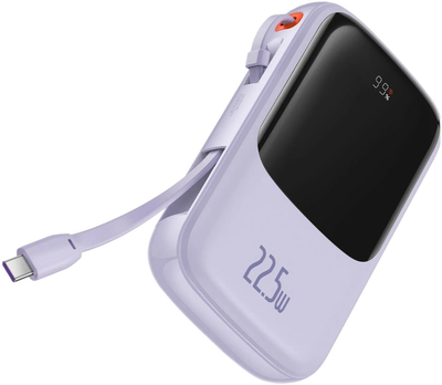 УМБ Baseus Power Bank Qpow Pro 10000 мАг QC 22.5 Вт PPQD020105 Violet (PPQD020105)