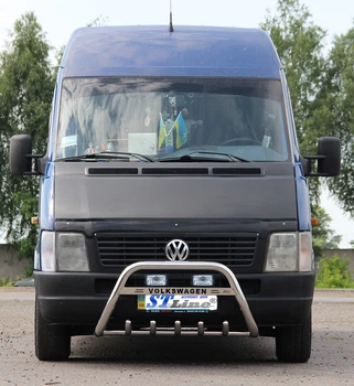 Кенгурятник защита переднего бампера на Volkswagen LT 35 96-06 d51х1,6мм Фольксваген ЛТ 35 ST4372