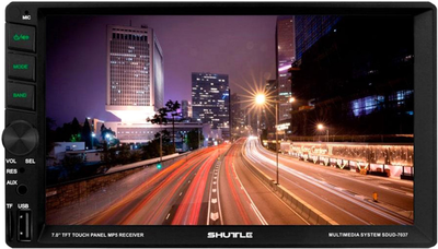 Автомагнітола Shuttle SDUD-7037 Black/Multicolor