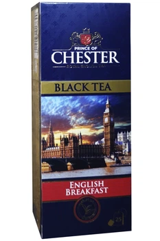 Чай Chester English Breakfast чорний 25 пакетиків (59155)