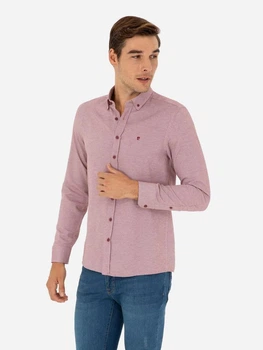 Сорочка бавовняна чоловіча Pierre Cardin G021GL004-000-1934176 M Бордова (8683857481233)