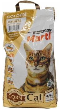 Гігієнічний кукурудзяний наповнювач Super Marti для котячих туалетів, 4.4 кг, 7 л з ароматом лаванди