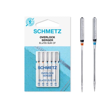 Иглы для оверлока SCHMETZ Overlock №80-90 (5 шт.) ELX705-SUK-CF