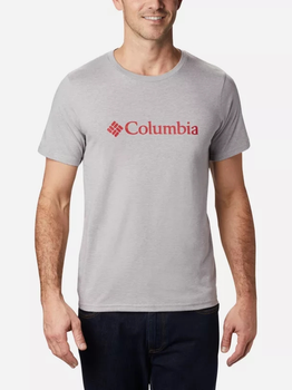 Футболка бавовняна чоловіча Columbia CSC Basic Logo Short Sleeve 1680053039 M Сіра (193553316473)