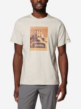 Koszulka męska bawełniana Columbia CSC Seasonal Logo Tee 1991036280 XXL Ciemnoszara (195981462296)