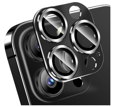 Защитное стекло на камеру DK для Apple iPhone 15 Pro Max | CD Metal Armor (017830) (black)