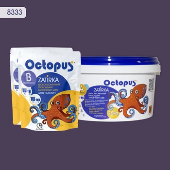 Затирка для плитки Octopus Zatirka фиолетовая 8333 эпоксидная 2,5 кг