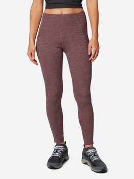 Legginsy sportowe damskie Columbia Move Legging 2072961607 S Bordowe (195981471892)