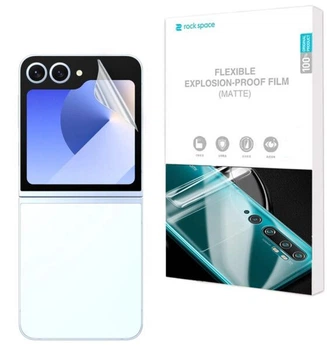 Комплект защитных пленок на внешний экран (2шт) RockSpace Explosion-Proof Matte для Samsung Galaxy Flip 6 / Flip 7 FE