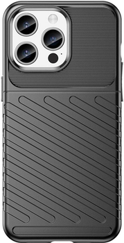 Etui plecki Hurtel Thunder Case do Apple iPhone 15 Pro Max Black (9145576279557)