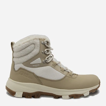 Женские зимние ботинки высокие с мембраной Jack Wolfskin Everquest Texapore High W 4053591-A0030 37.5 (4.5UK) 24.3 см Бежевые (4064886359627)