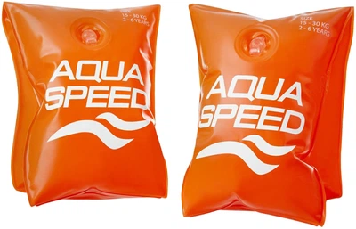 Нарукавники Aqua Speed ARMBANDS 6084 (763-75) Дети age 2-6 Оранжевые (5908217660848)
