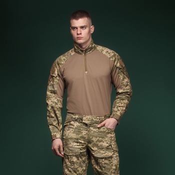 Бойова сорочка TAC-24 Ukrarmor ACS Pixel (MM-14). Army Combat Shirt. Технологія Near-Infrared Reflectance XXL