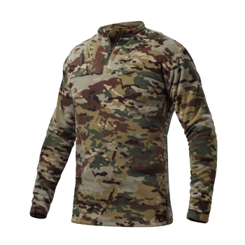 Флісова тактична кофта Ukrarmor Garrison Fleece Multicam. Temperature control, polyester XL