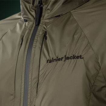 Водонепроникна куртка ветровка Ukrarmor Rainier Jacket, ranger green. Поліестер, waterproof M