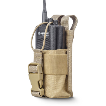 Підсумок для рації. Ukrarmor Кріплення Molle. Cordura 500D. Колір Койот 14×7×4 см