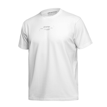 Футболка Basic Military Ukrarmor T-Shirt из коллекции NAME. Cottone/Elastane, белый M