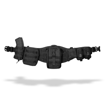 Комплект Modular Battle Ukrarmor Belt L\XL без балістичного захисту. Пояс з обважуванням. Чорний L/XL